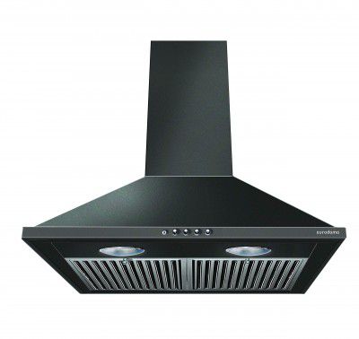 Eurodomo 60 cm 1000 m³/hr pyramid Kitchen Chimney (HOOD CARBON PB BK 60 (EURODOMO))