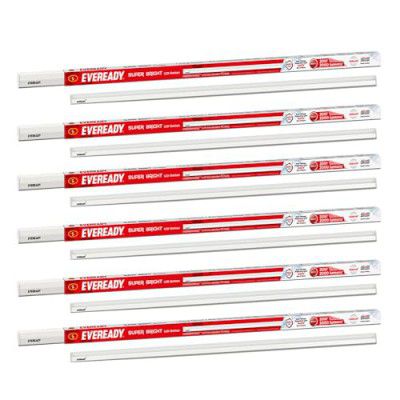 Eveready 20W LED Batten | Highly Efficient | 100lm/W | Pack of 6