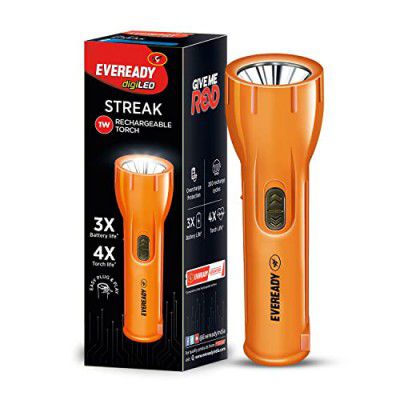 Eveready Led Rechargeable Torch Light | DL22 | Bright LED | 3X Battery Life