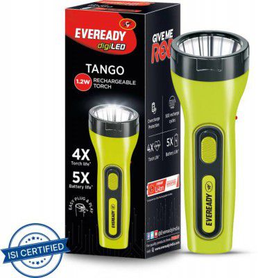 EVEREADY TANGO Torch  (Multicolor, 16.4 cm, Rechargeable)