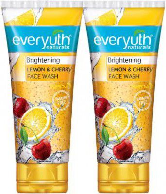 Everyuth Naturals Brightening Lemon and Cherry Face Wash (300 g)