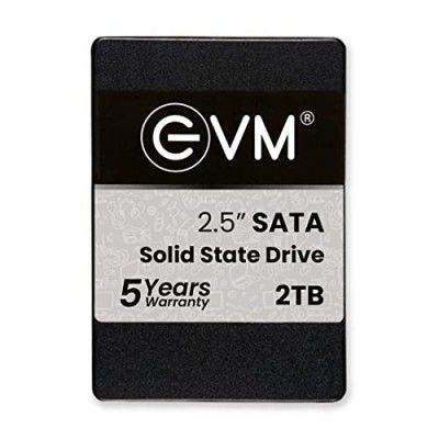 EVM 2TB SSD - 2.5 Inch SATA Solid-State Drive - Faster Boot-Up and Load Times with Read Speeds up to 550MB/s & Write Speeds up to 520MB/s - High-Performance Storage with 5 Year Warranty (EVM25/2TB)