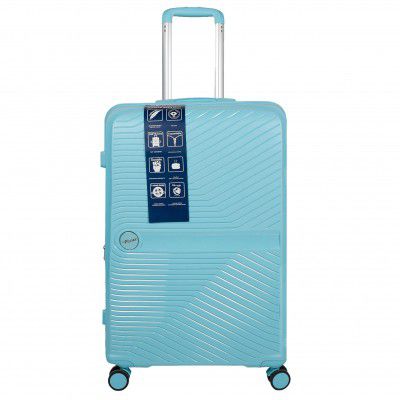 F Gear STV PP02 Turtle Blue 28" Expandable Check-in Suitcase (4343)