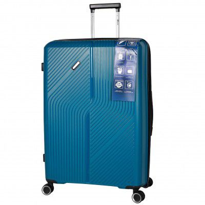 F Gear STV PP04 24\' Blue Check- in Suitcase (4216)