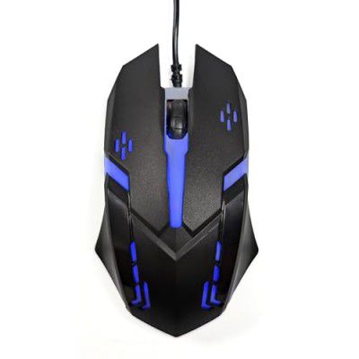 F5 SmartTech RGB LED, Lightweight and Ergonomic Design, DPI Upto 3600 Wired Optical Gaming Mouse (USB 2.0, Black)