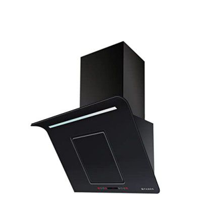 Faber 1000m3/hr Wall Mounted Chimney (HOOD CURVY PLUS BK TC LTW 60, Black)