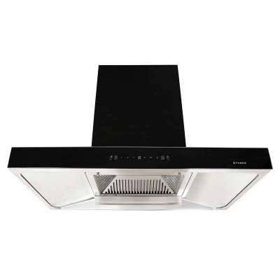 Faber 90 cm 1500 m³/hr Auto clean Chimney (HOOD JUPITER PLUS HC SC BK 90, Baffle Filter, Touch Control & Motion Sensor, Black)