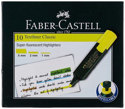 Faber-Castell Textliner - Pack of 10 (Pink)