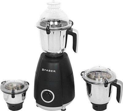 FABER FMG Crown 800 W 3J Nero CROWN 800 Mixer Grinder (3 Jars, Black)