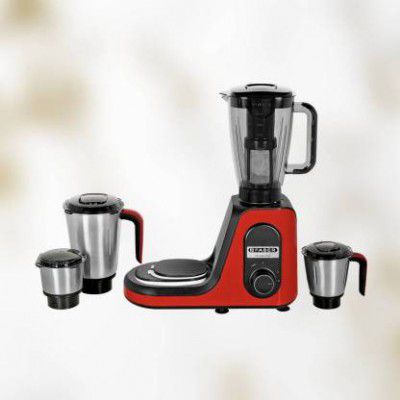 Faber FMG Master Chef 800 3J+1PC Mystic Red 800 Mixer Grinder (4 Jars)