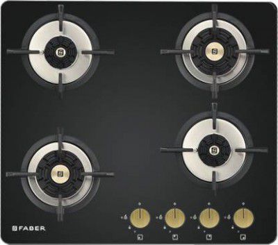 Faber Hob Maxus HT604 CRS BR CI AI Glass Automatic Hob   