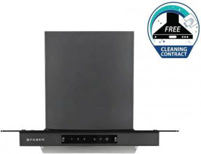 Faber Hood Mercury Pro HC SC FL BK 60 Auto Clean Wall Mounted Chimney (1200 CMH)