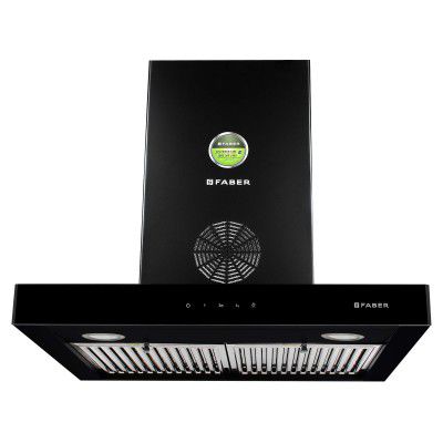 Faber 60 cm 1350 m³/HR Box-Type Kitchen Chimney (Hood STILUX 3D PLUS MAX T2S2 BK TC 60)