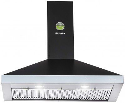 Faber 90 cm 1095 m³/hr box-type Kitchen Chimney (Hood Topaz Smart 3D T2S2 BK TC LTW 90)