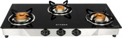 Faber Jumbo 3BB SS Stainless Steel Manual Gas Stove  