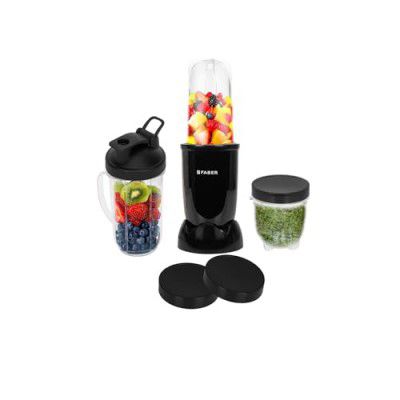 Faber Sportz Blender FSB 3-in-1 Nutrifit Nero|Mixer Grinder Blender|400W