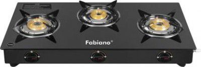 Fabiano 3BR STARLINE 3 Brass Glass Manual Gas Stove  