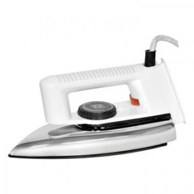 Fabiano 750 Watts Dry Iron (Non Stick Soleplate, EL-01, White)