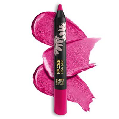 FACESCANADA Comfy Matte Lip Crayon - Whatever 10, 2.8g | 8HR Long Stay | No Dryness | Luxurious Matte Texture | Intense Color in 1 Stroke | Hydrates & Nourishes With Chamomile & Shea Butter