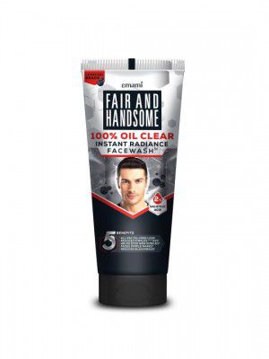 FAIR AND HANDSOME Instant Radiance Oil Clear Face Wash To Reduce Pimples & Blackheads 150g