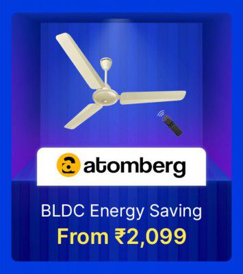 Atomberg Fans from Rs.2099 in Flipkart Big Billion Days Sale