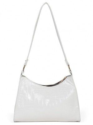 Fargo Leatherette Side White Sling Bags For Women's Ladies