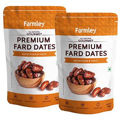 Farmley Premium Fard Dates (800g)- Pack of 2, Each 400g