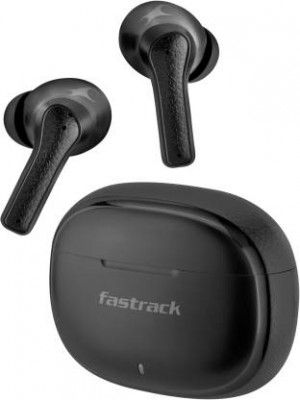 Fastrack FPods FS100 40H Playtime Bluetooth Headset (Black, True Wireless)