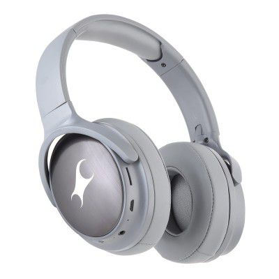 Fastrack Reflex Tunes Wireless Bluetooth Over The Ear Headphone with Mic (Grey)