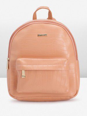 Fastrack Women Animal Textured Backpack