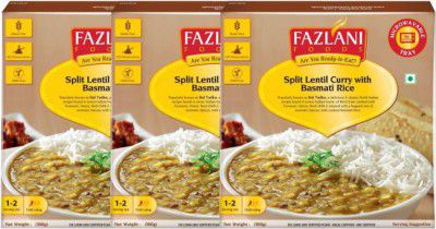 FAZLANI FOODS Ready to Eat Dal Tadka with Basmati Rice-300gm each 900 g