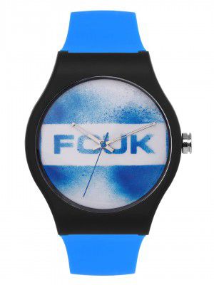 FCUK Analog Blue Dial Men's Watch-FC176U