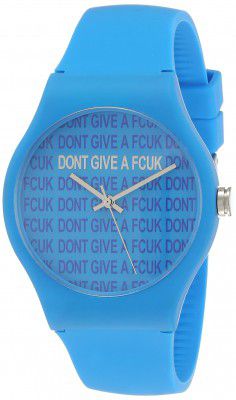 FCUK Analog Dial Unisex-Adults Watch