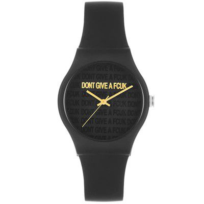 FCUK Analog Dial Unisex-Adults Watch