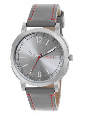 FCUK Analog Grey Dial Men's Watch-FK00010D