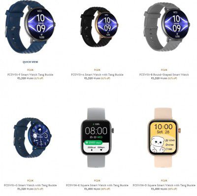 FCUK Men's Smartwatch Upto 81% off