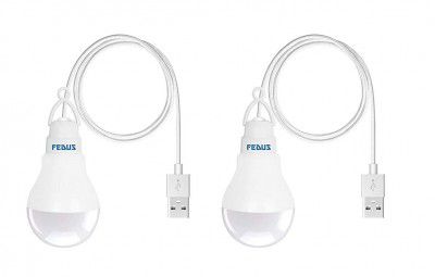 FEDUS USB Bulb for Power Bank, USB Light for Mobile Lamp/LED USB Bulb Mini LED Night Light led Portable Light Pack of 2