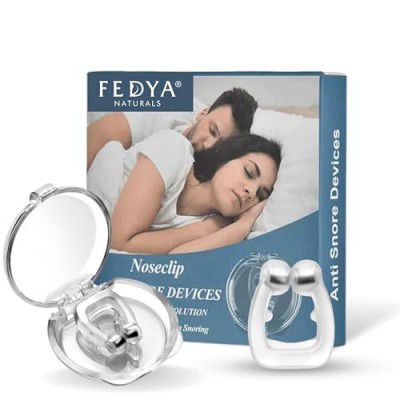 Fedya Naturals Anti Snoring Devices for Men & Women | Anti-Snore Soft Silicon Magnetic Nose Clip for Better & Wonderful Sleep | Nose Clip | Snore Stopper