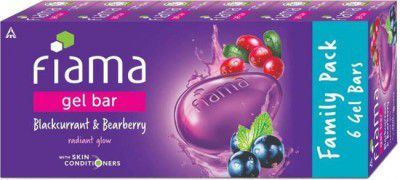 FIAMA Bearberry & Blackcurrant Gel Bar  (6 x 125 g)