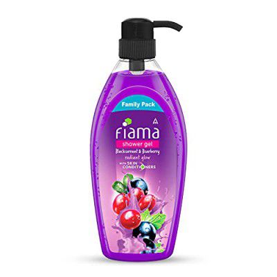 Fiama Body Wash Shower Gel Blackcurrant & Bearberry, 900ml Family Pack