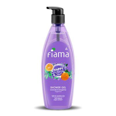 Fiama Happy Naturals Body Wash Shower Gel, Lavender and Tangerine, 500ml