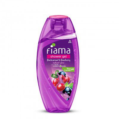 Fiama Shower Gel Blackcurrant & Bearberry Body Wash With Skin Conditioners For Radiant Glow, 250ml Bottle