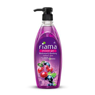 Fiama Shower Gel Blackcurrant & Bearberry Body Wash With Skin Conditioners For Radiant Glow, 500ml Pump