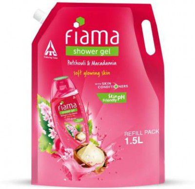 Fiama Body Wash Shower Gel Patchouli & Macadamia, 1.5L