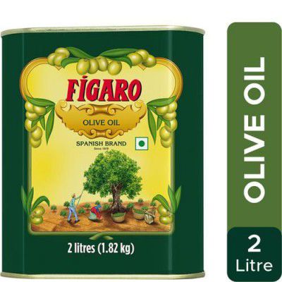 Figaro Pure Olive Oil - Daily Cooking Oil Imported from Spain - 2L Tin