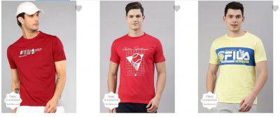 Fila Mens Tshirts Upto 75% Off