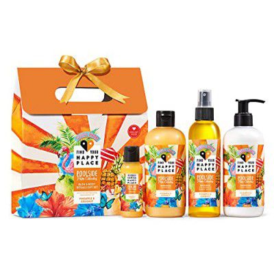 Find Your Happy Place Poolside Piña Coladas Bath & Body Rituals Gift Set