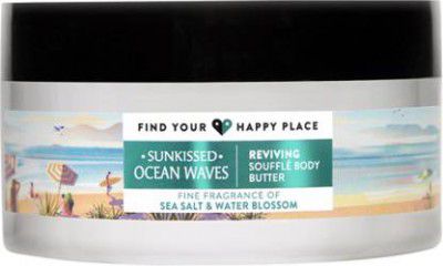 Find Your Happy Place Sunkissed Ocean Waves Souffl Body Butter Sea Salt & Water Blossom  (200 g)