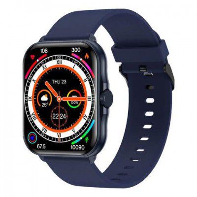 FIRE-BOLTT Eterno Smartwatch with Bluetooth Calling, Blue Strap)