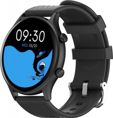 Fire-Boltt Legend Bluetooth Calling with 1.39' Round Dial, Dual Button Technology Smartwatch  (Black Strap, Free Size)